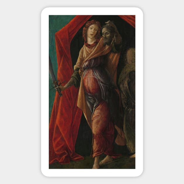 Judith with the Head of Holofernes by Sandro Botticelli Sticker by Classic Art Stall